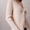 Ensemble cardigan et débardeur en coton côtelé Ensemble cardigan et débardeur en coton côtelé