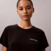 Ensemble t-shirt et short en mélange de viscose et de coton Ensemble t-shirt et short en mélange de viscose et de coton