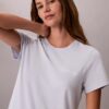 Ensemble t-shirt et short en mélange de viscose et de coton Ensemble t-shirt et short en mélange de viscose et de coton