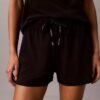 Ensemble t-shirt et short en mélange de viscose et de coton Ensemble t-shirt et short en mélange de viscose et de coton