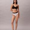 Extensible Microfiber Monogram Thong