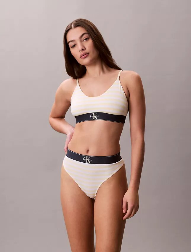 Extensible Microfiber Monogram Thong Extensible Microfiber Monogram Thong