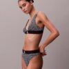 Extensible Microfiber Monogram Thong Extensible Microfiber Monogram Thong
