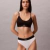 Extensible Microfiber Monogram Thong