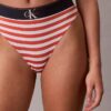 Extensible Microfiber Monogram Thong