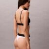 Extensible Microfiber Monogram Thong
