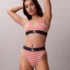 Extensible Microfiber Monogram Thong