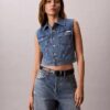 Gilet sans manches en Denim Gilet sans manches en Denim