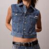 Gilet sans manches en Denim Gilet sans manches en Denim