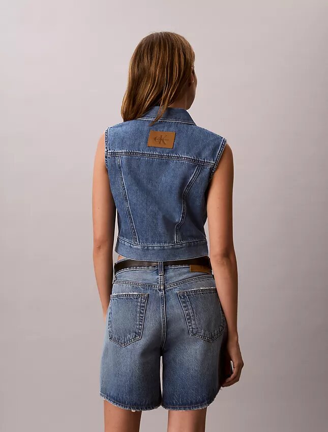 Gilet sans manches en Denim Gilet sans manches en Denim
