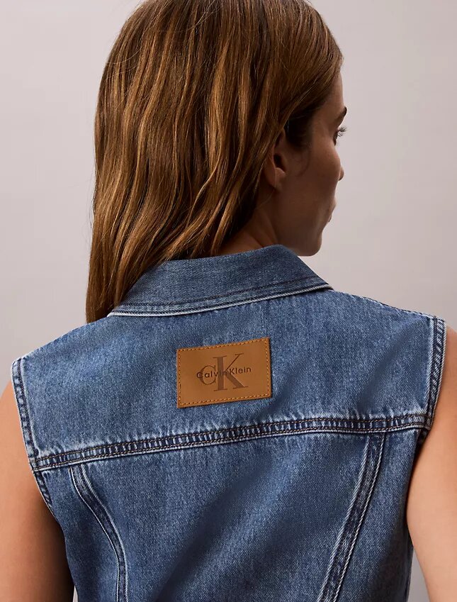 Gilet sans manches en Denim Gilet sans manches en Denim