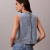 Haut court en denim Haut court en denim