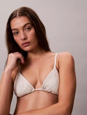 Haut de bikini triangle uni Haut de bikini triangle uni
