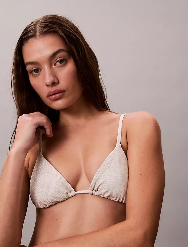 Haut de bikini triangle uni Haut de bikini triangle uni