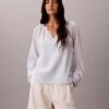 Haut sans manches léger en mélange de coton Haut sans manches léger en mélange de coton