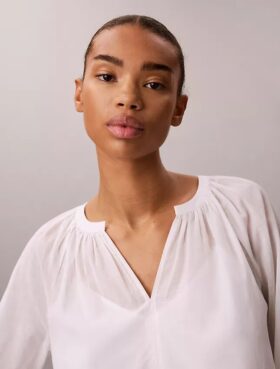 Haut sans manches léger en mélange de coton