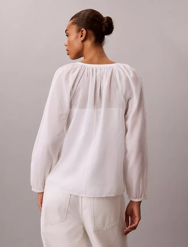 Haut sans manches léger en mélange de coton Haut sans manches léger en mélange de coton