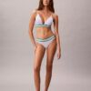 Icon Thong en coton et Modal rayé