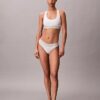 Icon Thong en coton et Modal rayé