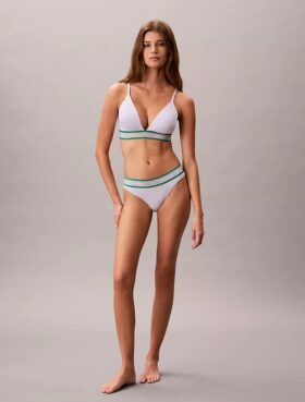 Icon Thong en coton et Modal rayé