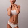 Icon Thong en coton et Modal rayé