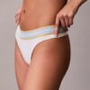 Icon Thong en coton et Modal rayé