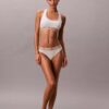 Icon Thong en coton et Modal rayé