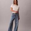 Jean baggy taille basse avec ceinture Jean baggy taille basse avec ceinture