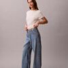 Jean baggy taille basse avec ceinture Jean baggy taille basse avec ceinture