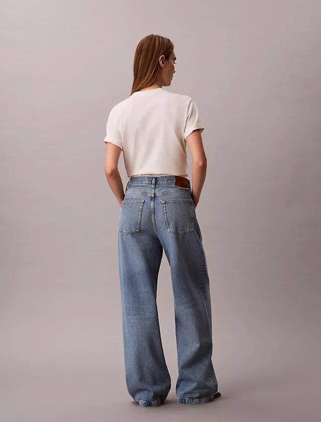 Jean baggy taille basse avec ceinture Jean baggy taille basse avec ceinture