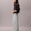 Jeans ample à revers larges