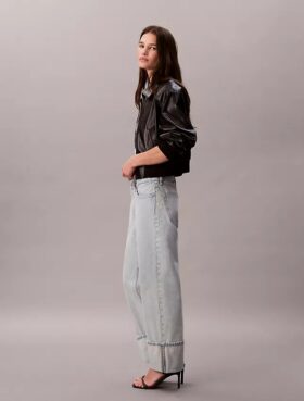 Jeans ample à revers larges Jeans ample à revers larges