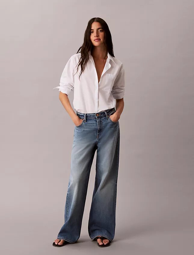 Jeans baggy taille basse Jeans baggy taille basse