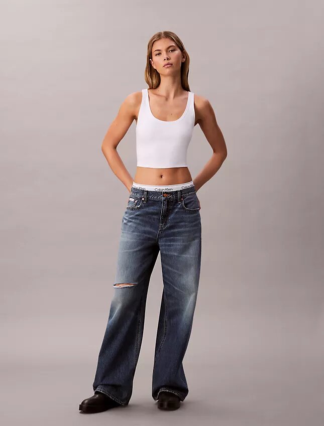 Jeans baggy taille basse Jeans baggy taille basse