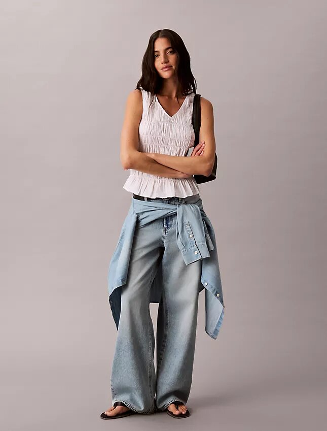 Jeans baggy taille basse Jeans baggy taille basse