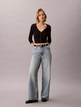 Jeans baggy taille basse