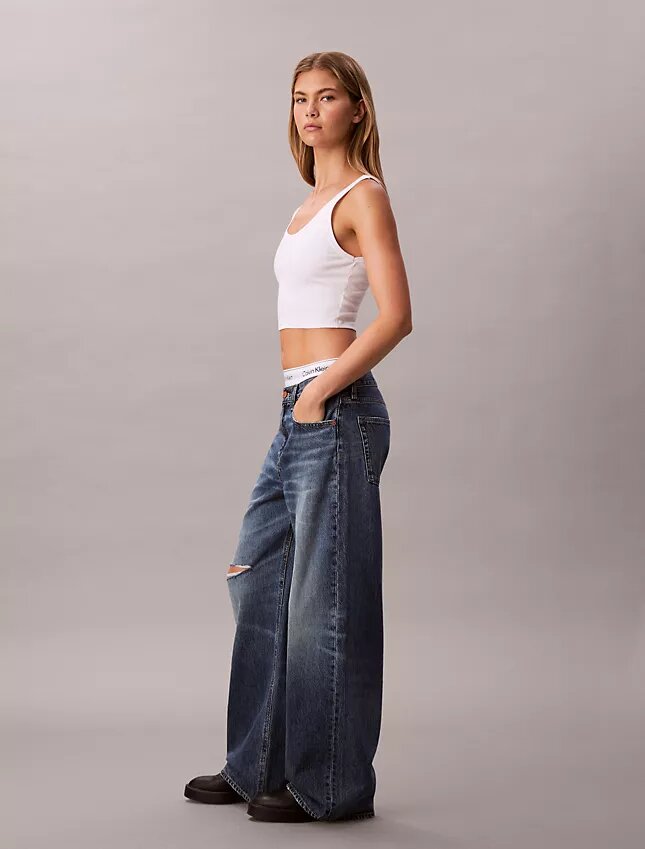 Jeans baggy taille basse Jeans baggy taille basse