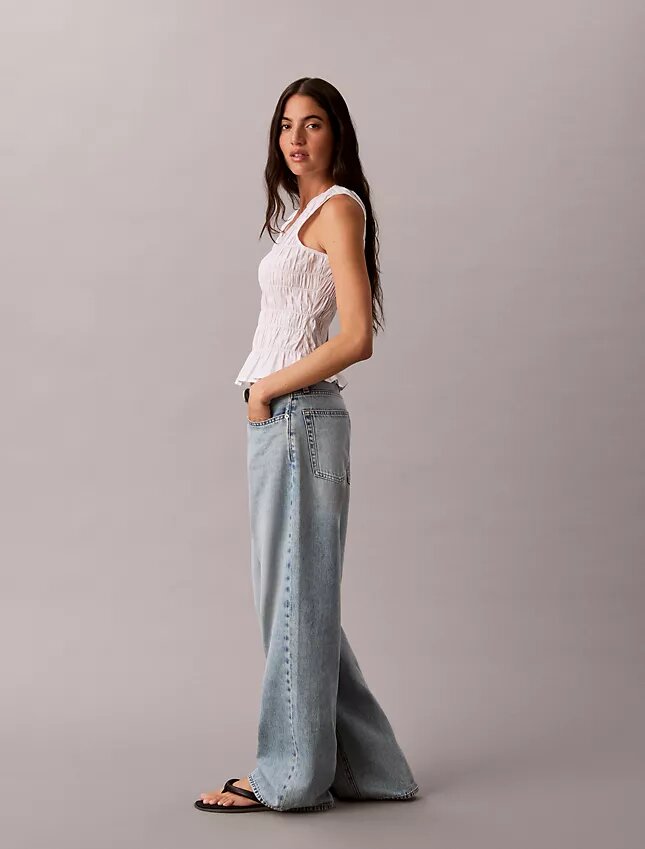 Jeans baggy taille basse Jeans baggy taille basse