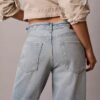Jeans baggy taille basse avec logo Jeans baggy taille basse avec logo