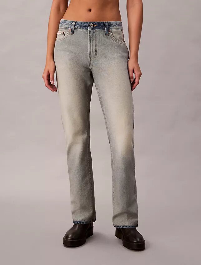 Jeans bootcut ample en denim selvedge Jeans bootcut ample en denim selvedge