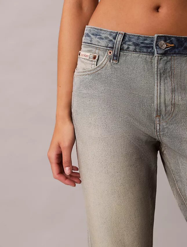 Jeans bootcut ample en denim selvedge Jeans bootcut ample en denim selvedge