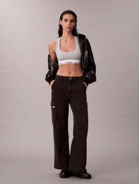 Jeans cargo à jambes larges