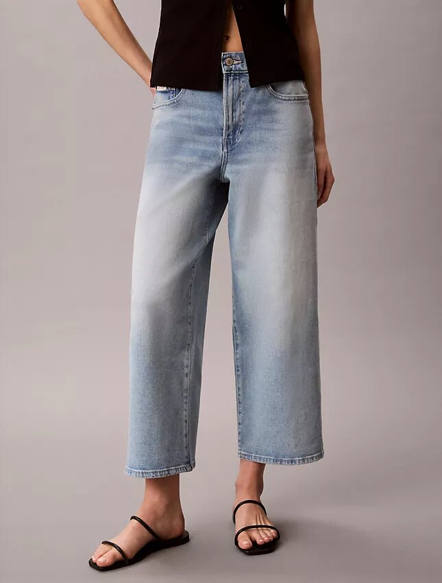 Jeans courts à jambes larges Jeans courts à jambes larges