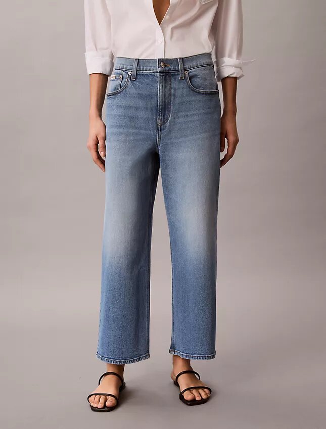 Jeans courts à jambes larges Jeans courts à jambes larges