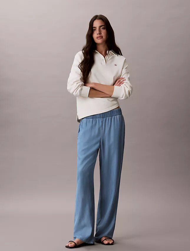 Jeans décontracté en Denim à enfiler Jeans décontracté en Denim à enfiler