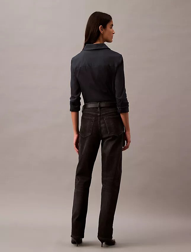 Jeans décontractés en coton et cachemire Jeans décontractés en coton et cachemire