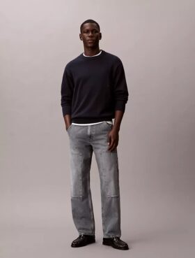 Jeans de charpentier à coupe droite Jeans de charpentier à coupe droite