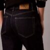 Jeans droit décontracté à revers