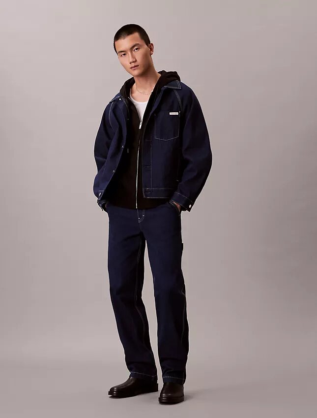 Jeans droit de style charpentier des années 90 Jeans droit de style charpentier des années 90