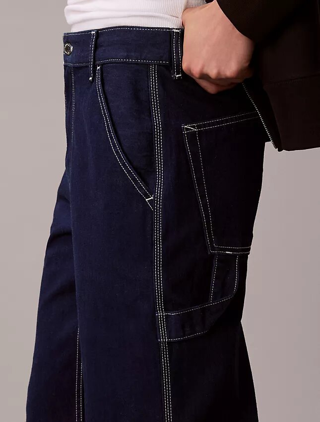 Jeans droit de style charpentier des années 90 Jeans droit de style charpentier des années 90